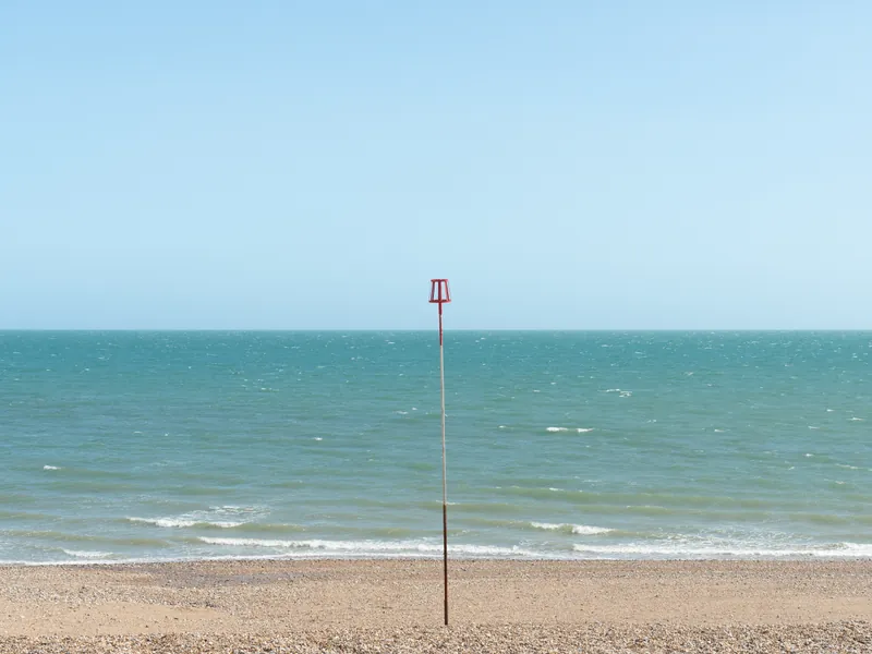 Tide marker, Aldwick Bay. 2024.